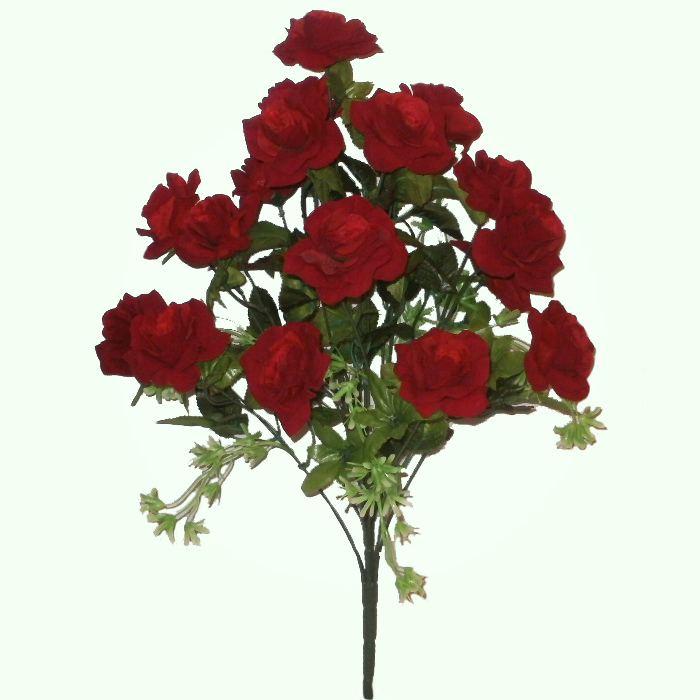искусственная роза букет