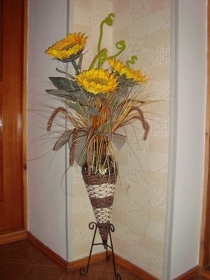 цветочные композиции в вазах